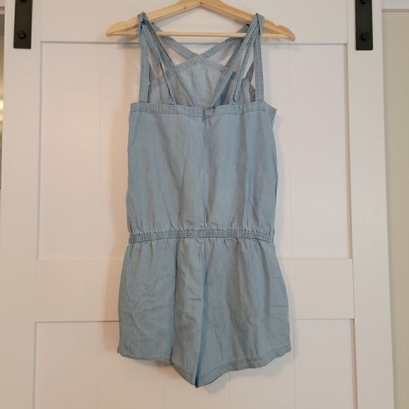Fabletics Liza Denim Romper blue size small - Picture 4 of 6